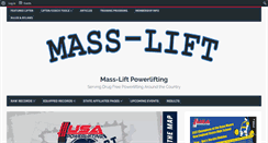 Desktop Screenshot of mass-lift.com