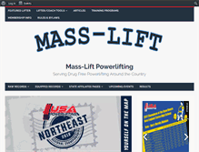 Tablet Screenshot of mass-lift.com